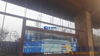 办公楼广告大屏之抉择—透明显示屏